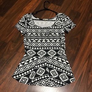 printed blouse